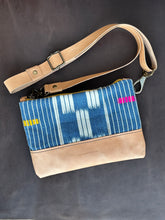 Load image into Gallery viewer, Crossbody - Natural and Hand-dyed Indigo