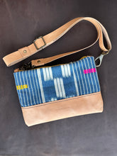 Load image into Gallery viewer, Crossbody - Natural and Hand-dyed Indigo