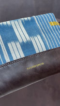 Load and play video in Gallery viewer, Crossbody -  Brown and Hand-dyed Indigo