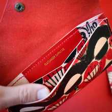 Load image into Gallery viewer, Flatlander Envelop Clutch (featuring original block print by Beenanza Design)